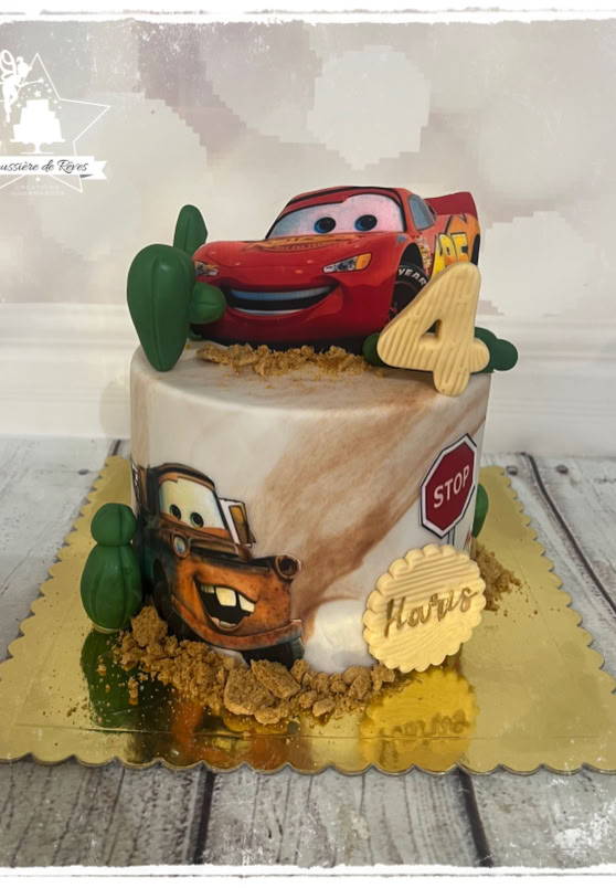 Gâteau Cars
