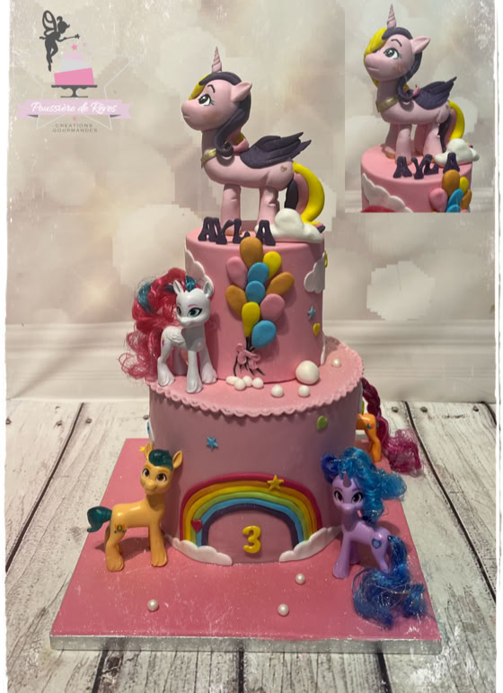 gâteau my little pony